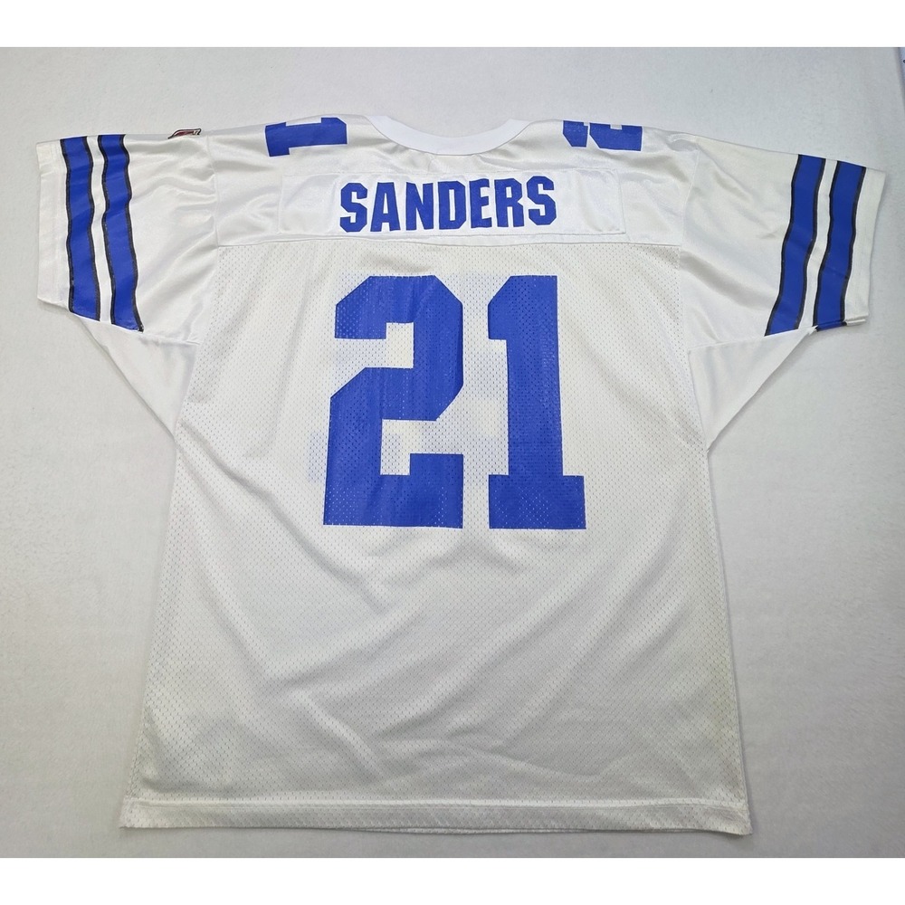 Vintage 1990s Deion Sanders #21 Dallas Cowboys Jersey Mens XL Wilson USA Made